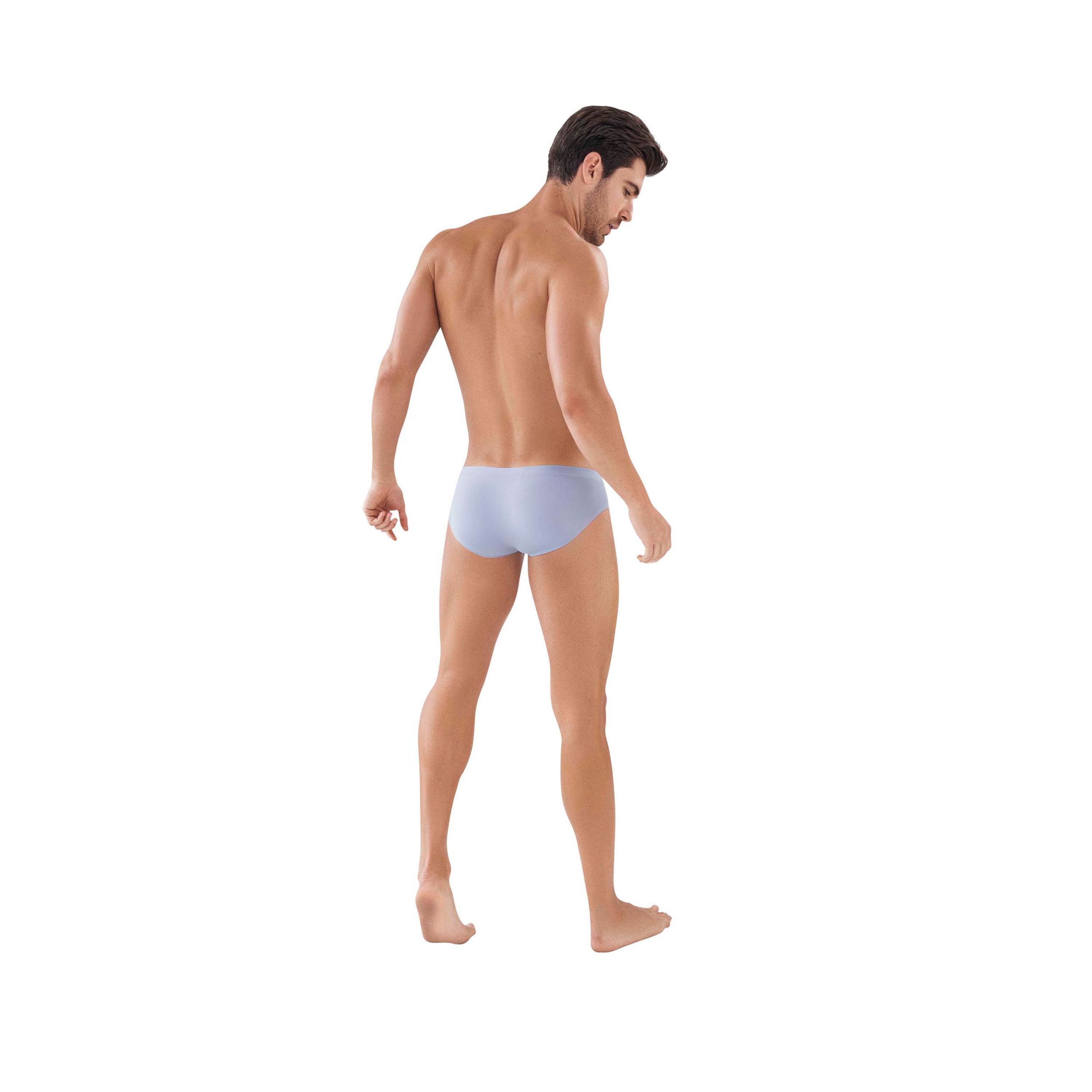 Мужские трусы брифы светло-серые Clever Moda Clever Moda LATIN BRIEF 087312 фото 3