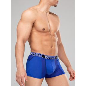 Фото Мужские трусы боксеры синие с сеткой Opium Boxer R-67
