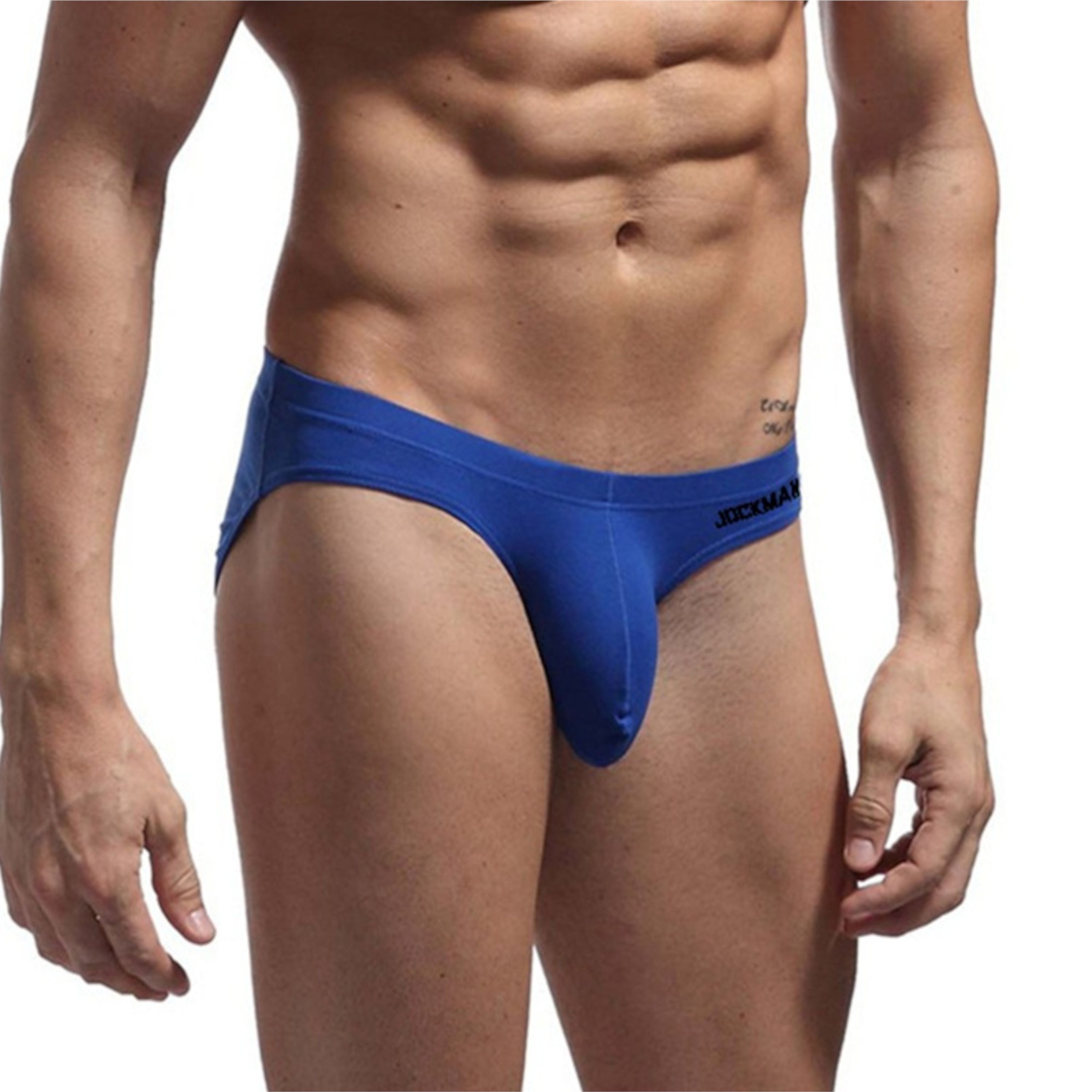 Мужские трусы брифы синие JOCKMAIL JM2025-9 фото 2