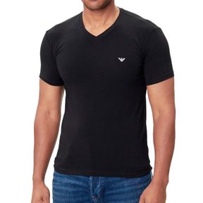 Фото Мужская футболка черная Emporio Armani EM000380_AF14133