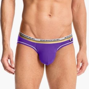 Фото Мужские трусы слипы индиго Andrew  Christian andrew Vibe Purple AC3-M086