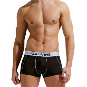 Фото Мужские трусы боксеры черные GAUVINE 3002