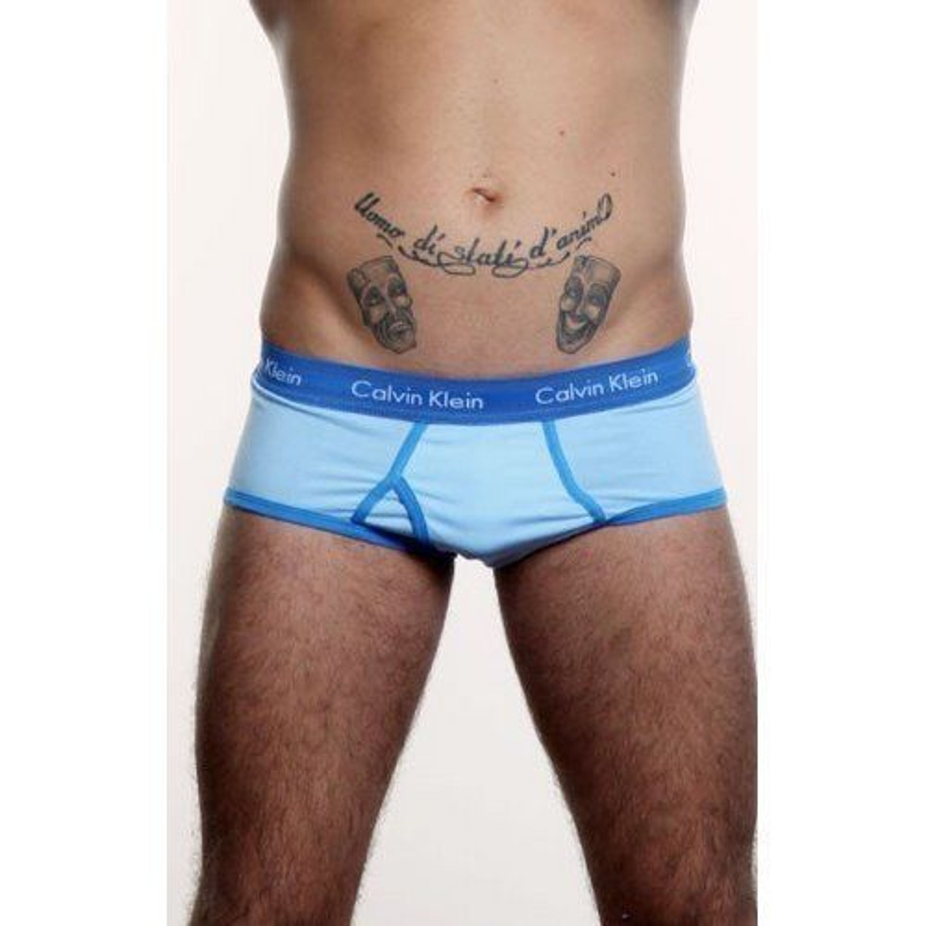 Мужские трусы брифы голубые Calvin Klein 365 Blue Brief CK15204 фото 1