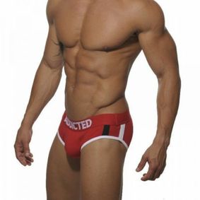 Фото Мужские трусы брифы красные с пуш-Ап Addicted Push-Up Red Brief