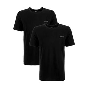 Фото Набор мужских футболок 2в1 черные ROBERTO CAVALLI RC1UTS01BI