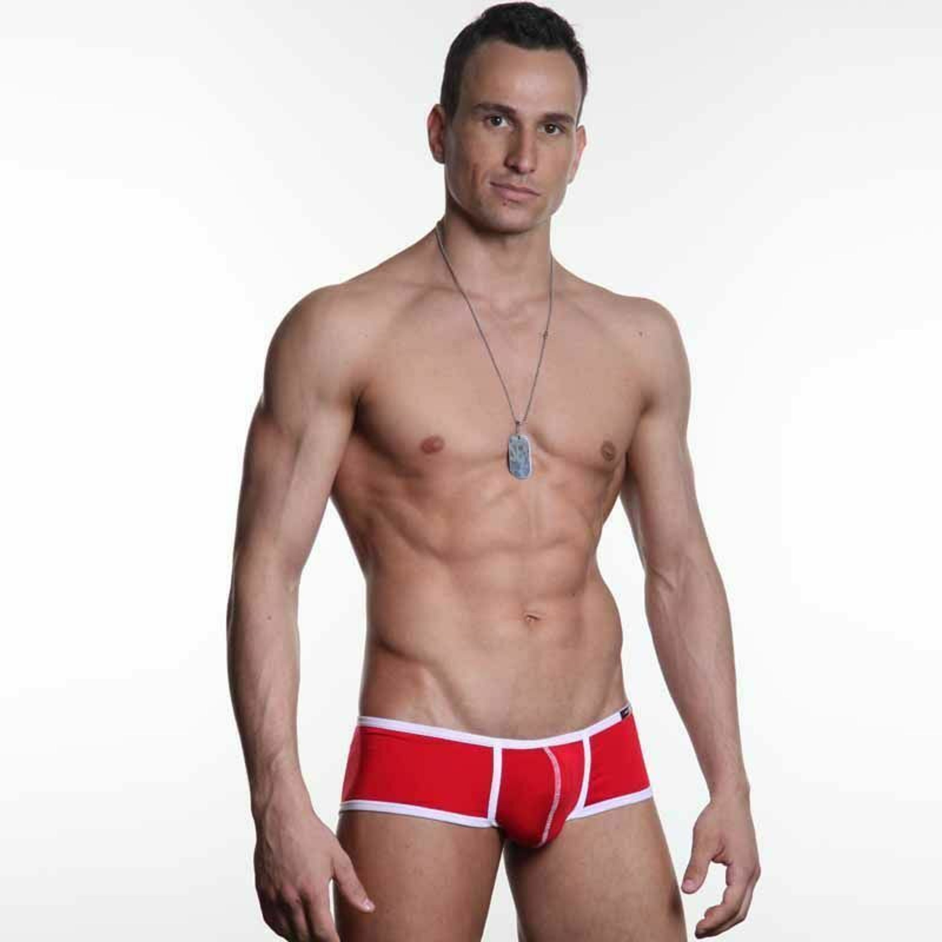 Мужские трусы хипсы красные WangJiang WG00016 фото 1