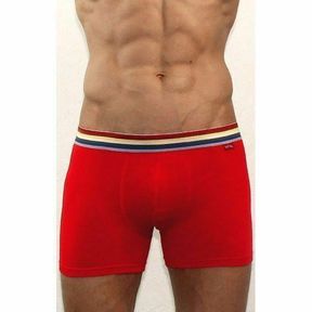 Фото Мужские трусы боксеры завышенные красные Paul Smith Red