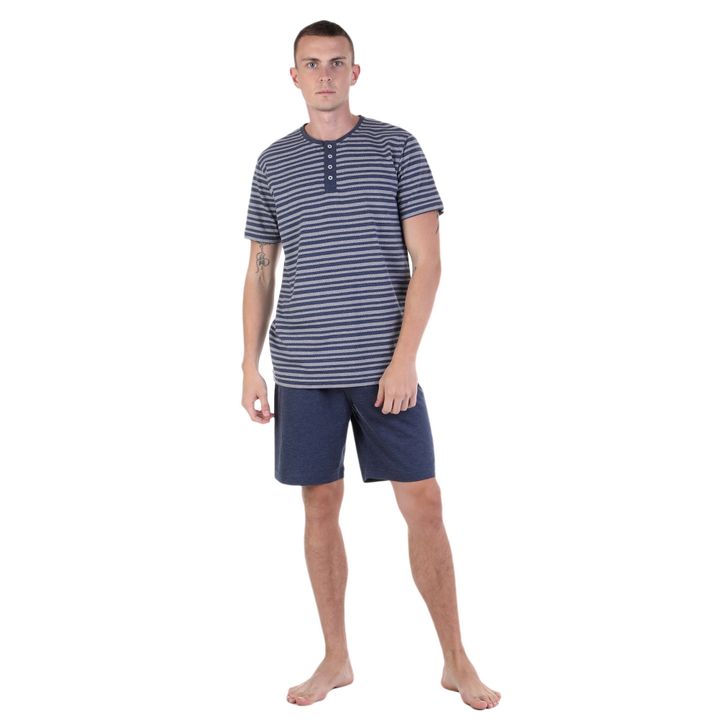 Мужская пижама синяя в полоску Tom Tailor 71061/5624 632 