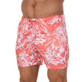 Фото Мужские шорты для плавания красные с принтом DOREANSE 3813 Volcano