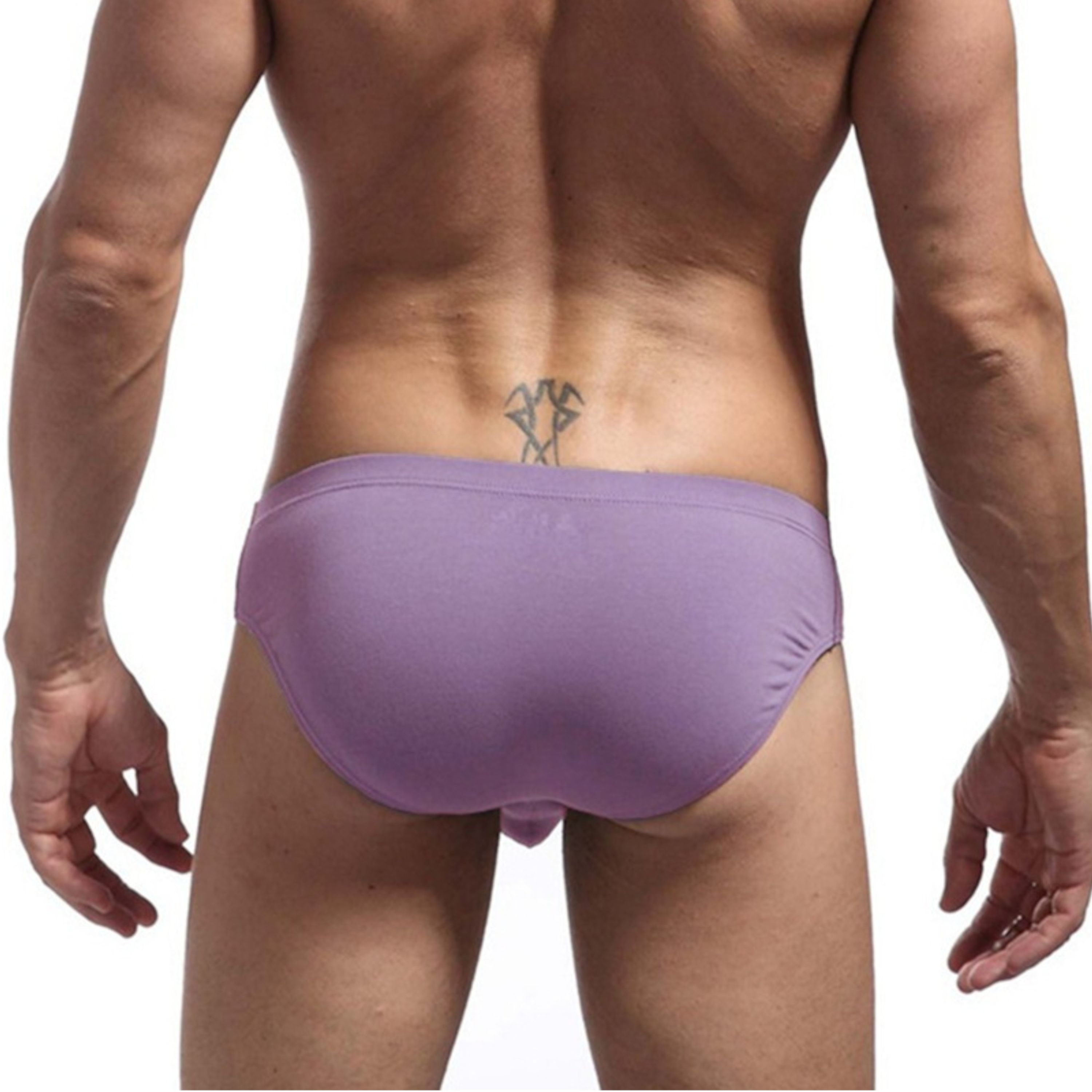 Мужские трусы брифы фиолетовые JOCKMAIL JM2025-5 фото 4