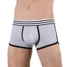 Фото Мужские трусы боксеры серые Romeo Rossi RR6062-3