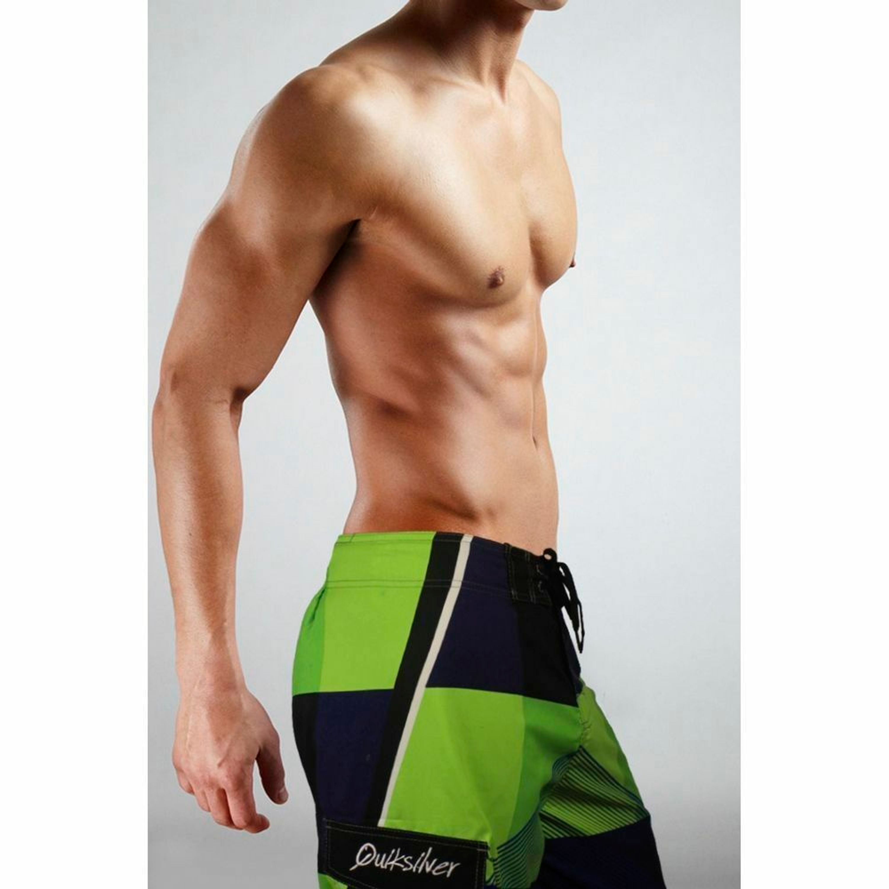 Мужские шорты пляжные разноцветные QUIKSILVER 25052013-3 фото 2