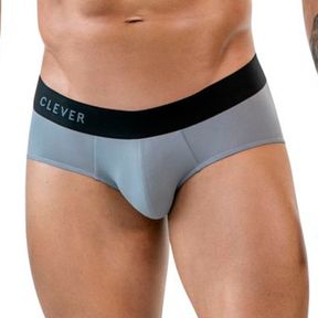 Фото Мужские трусы брифы серые Clever Moda ONEAL BRIEF 186212