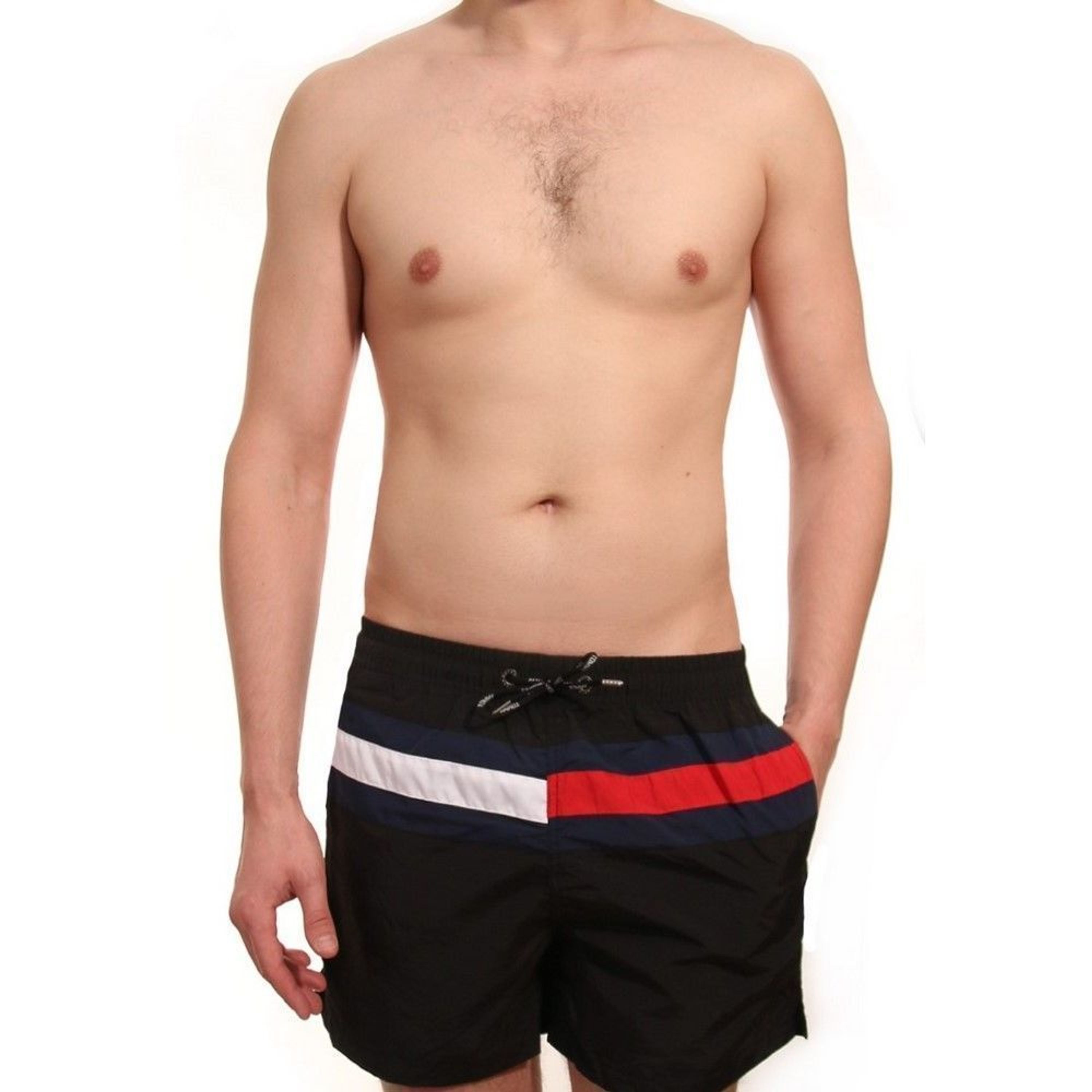 Мужские шорты черные TOMMY HILFIGER 1404-2015-3 фото 1