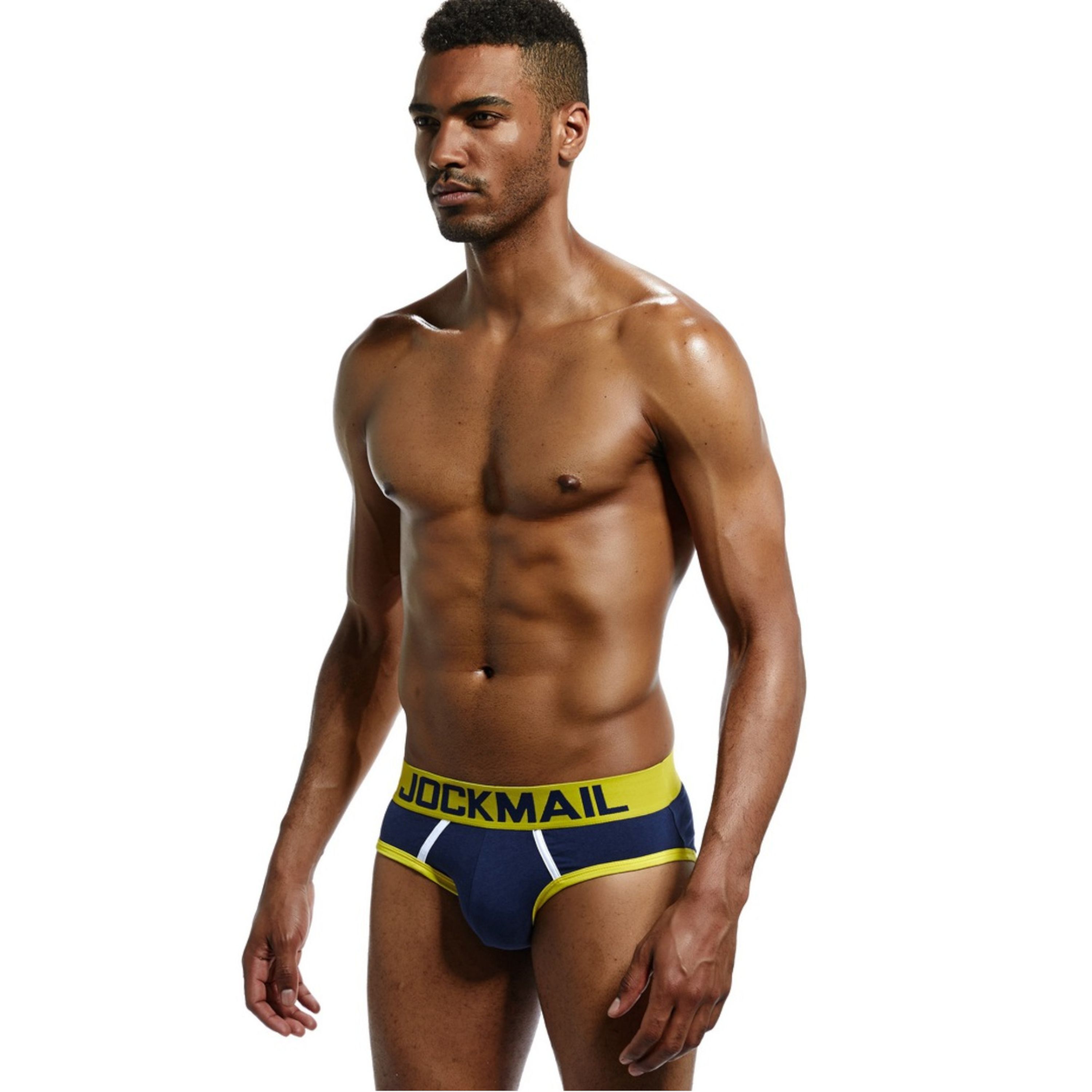 Мужские трусы брифы темно-синие JOCKMAIL JM2048-16 фото 2