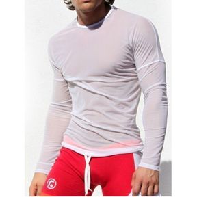 Фото Мужская кофта прозрачная белая RUFSKIN Veiling Sleeved White