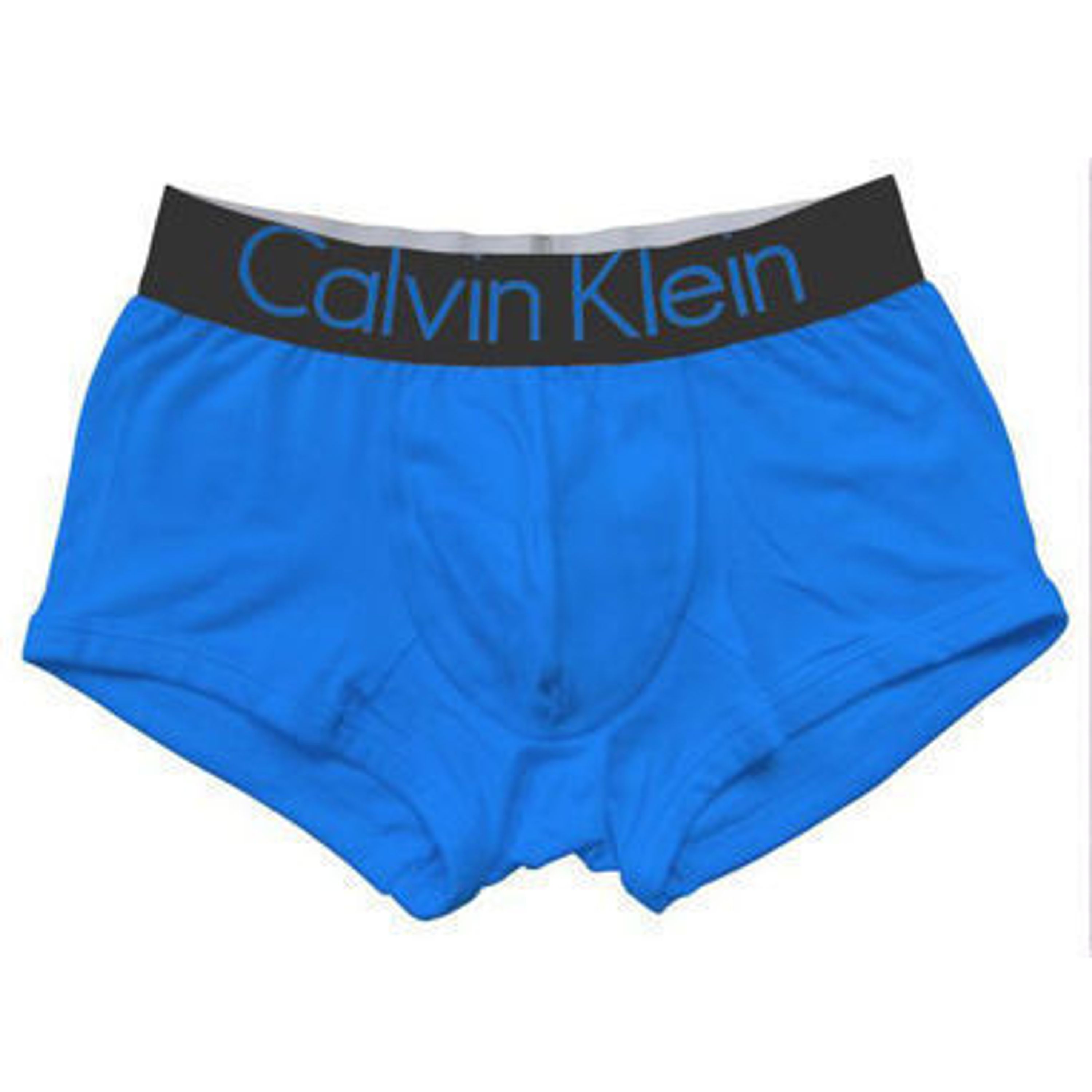  Мужские трусы боксеры Calvin Klein Steel Boxer  Black Blue фото 2