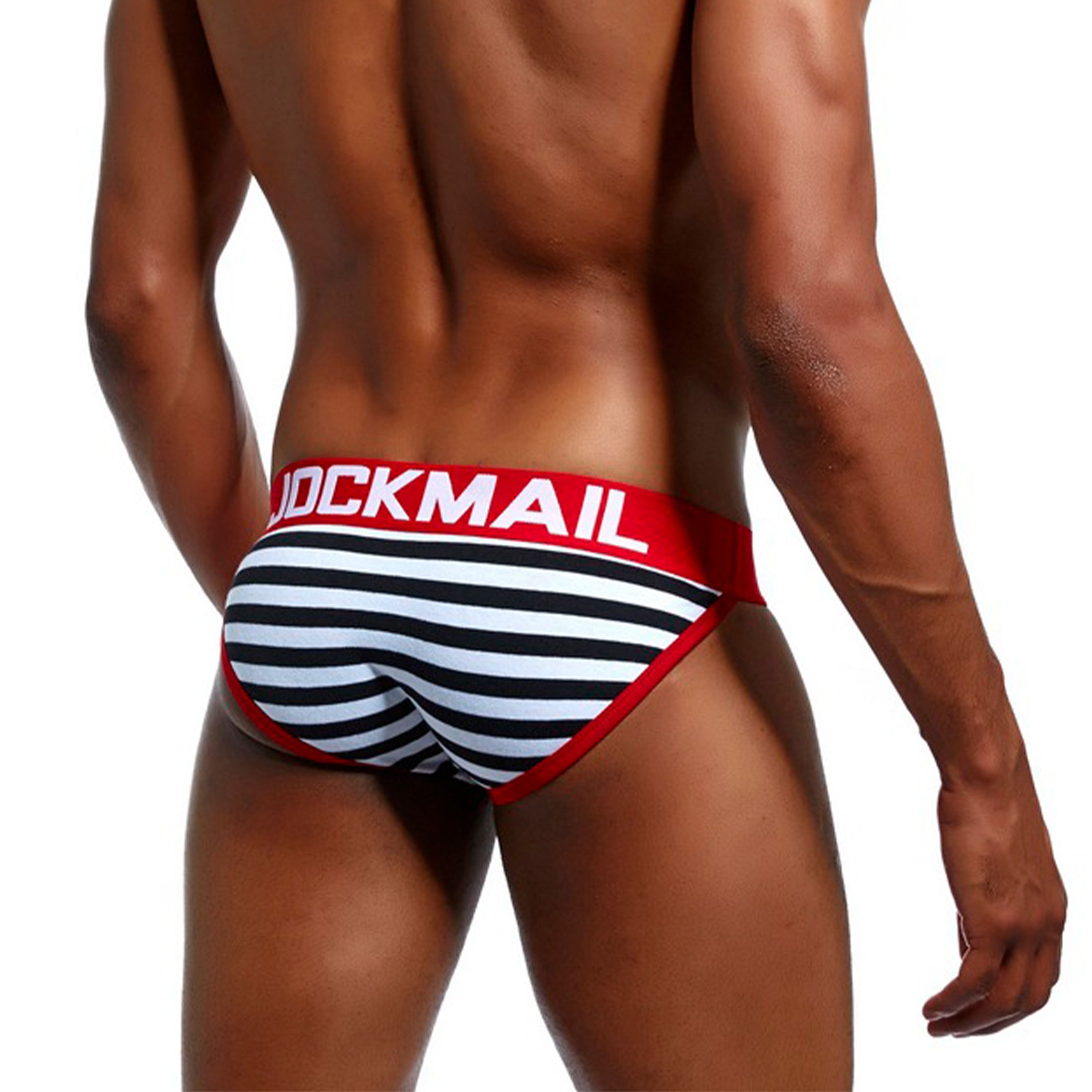 Мужские трусы танга красные JOCKMAIL JM3027-8 фото 3
