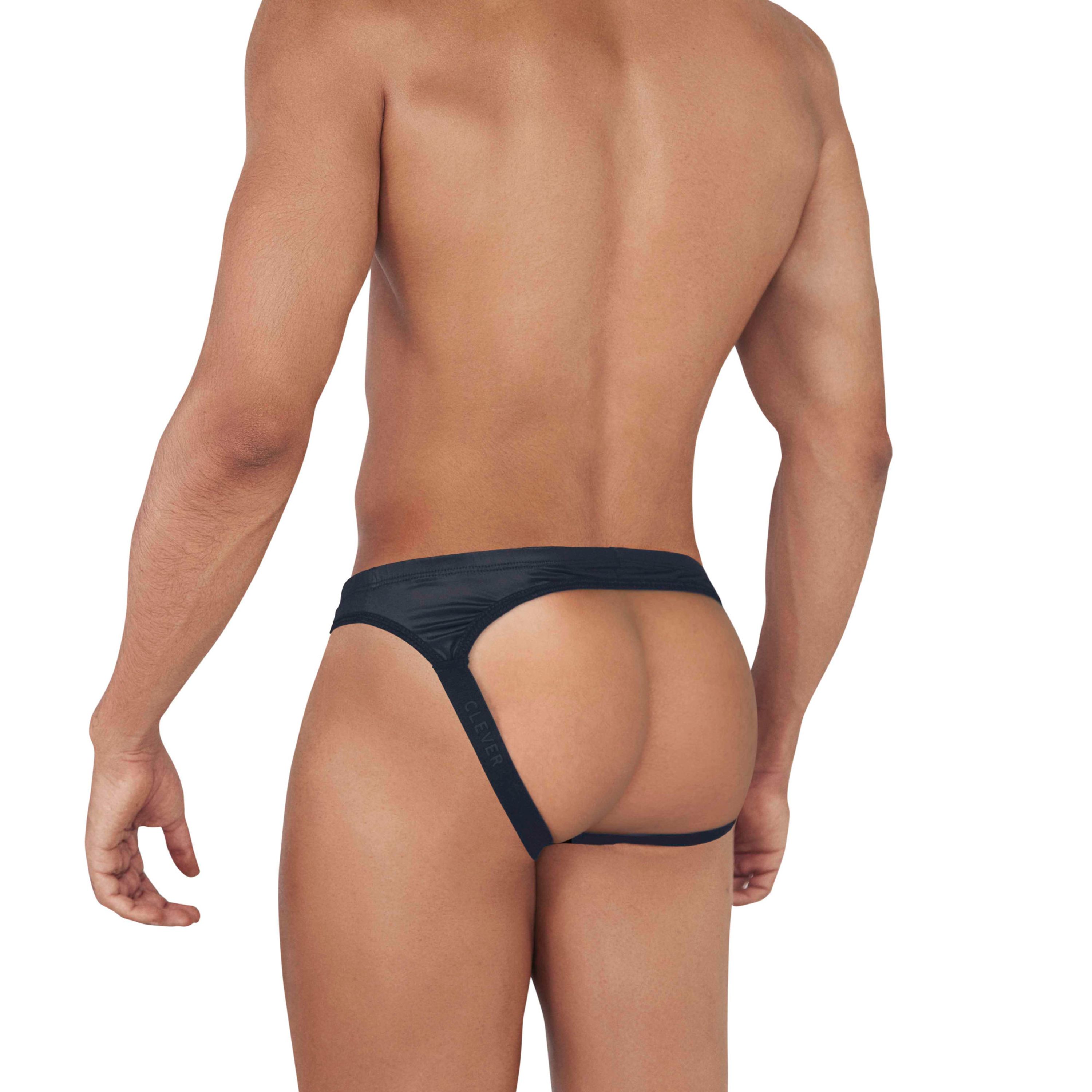 Мужские трусы джоки черные Clever AUDACITY JOCKSTRAP 147011 фото 3