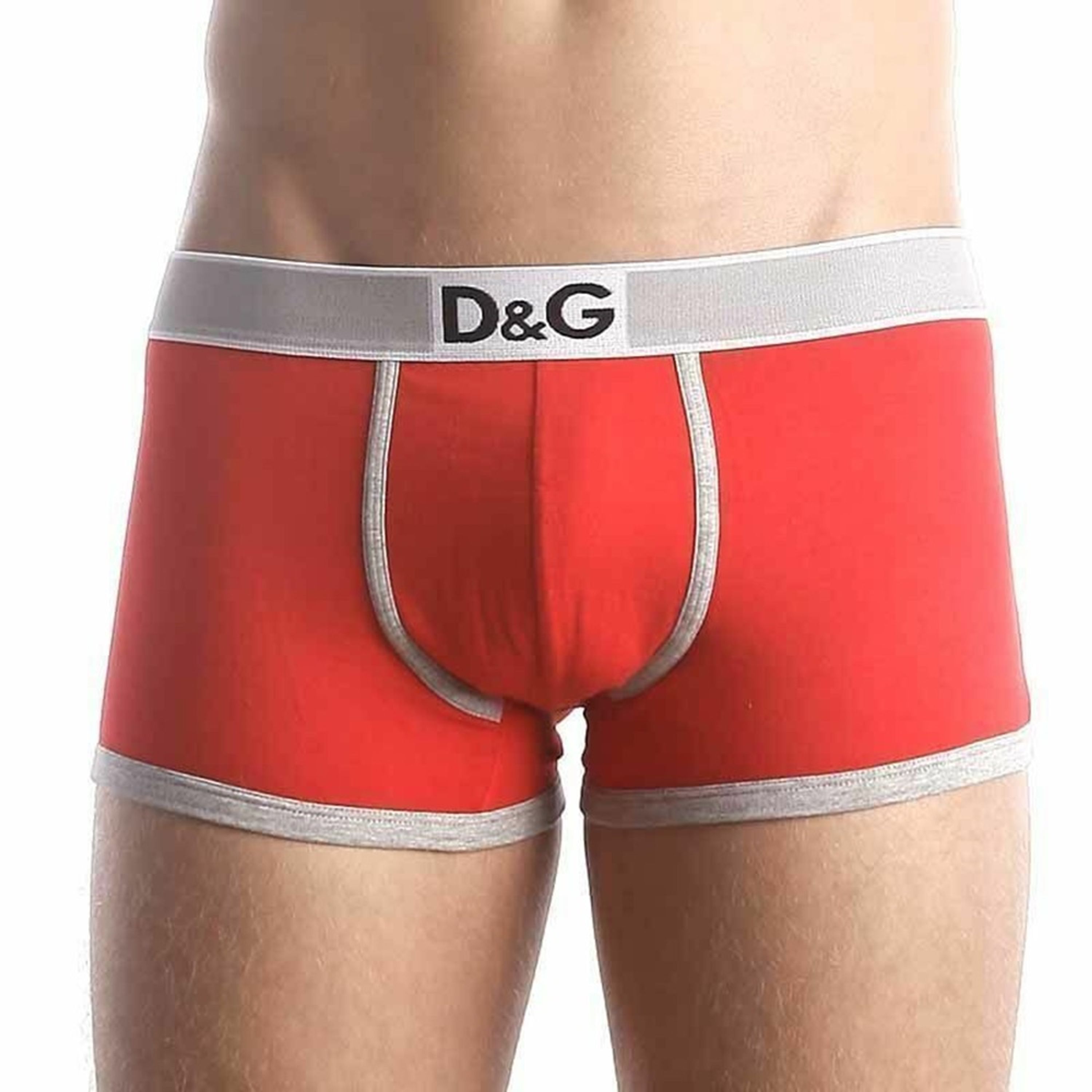 Мужские трусы боксеры красные D&G Red Boxer фото 2