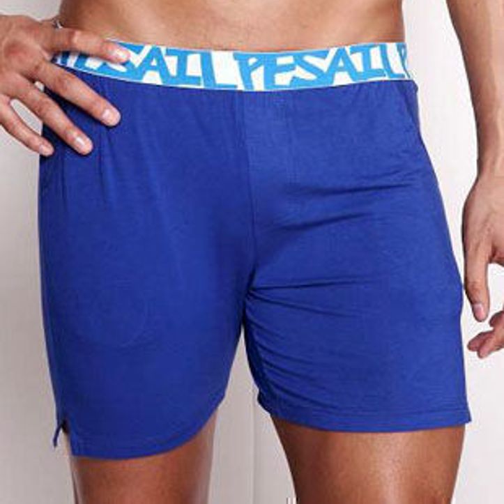Мужские трусы-шорты синие GMW Boxer Shorts Blue 