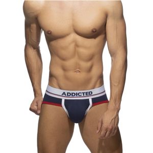 Фото Мужские трусы брифы темно-синие Addicted AD2079-16