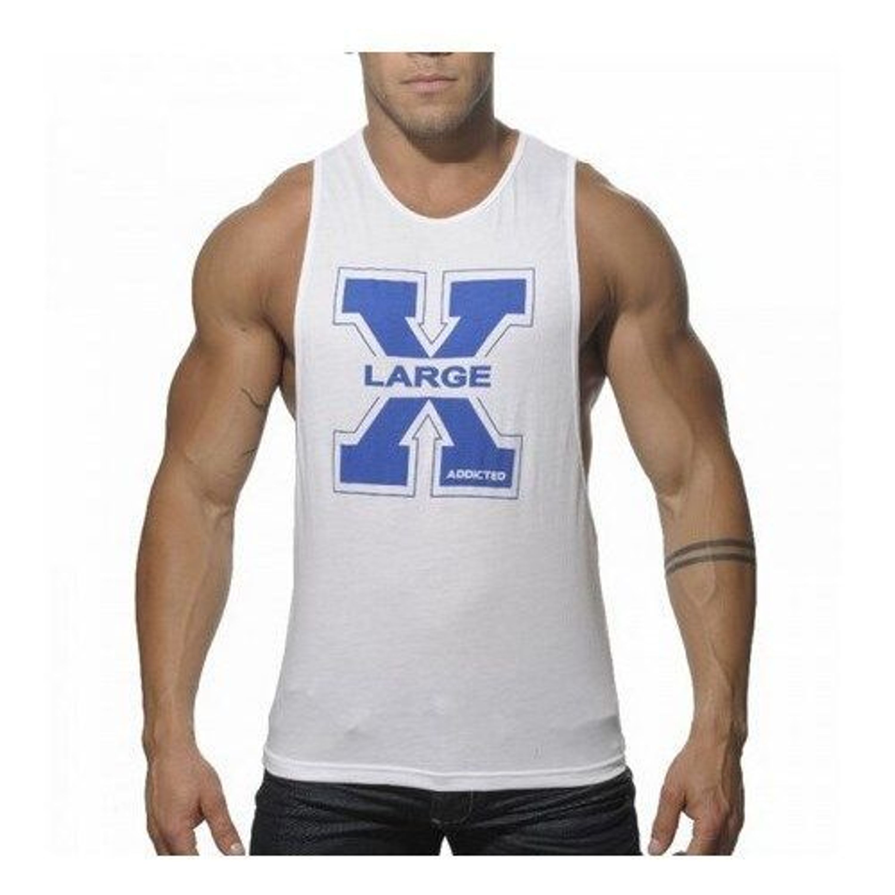 Мужская майка белая ADDICTED TANK-TOP White X-LARGE 29191 фото 1