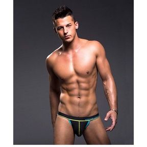 Фото Мужские трусы джоки черные Andrew Christian Glow Almost Naked Quirk  AC9536