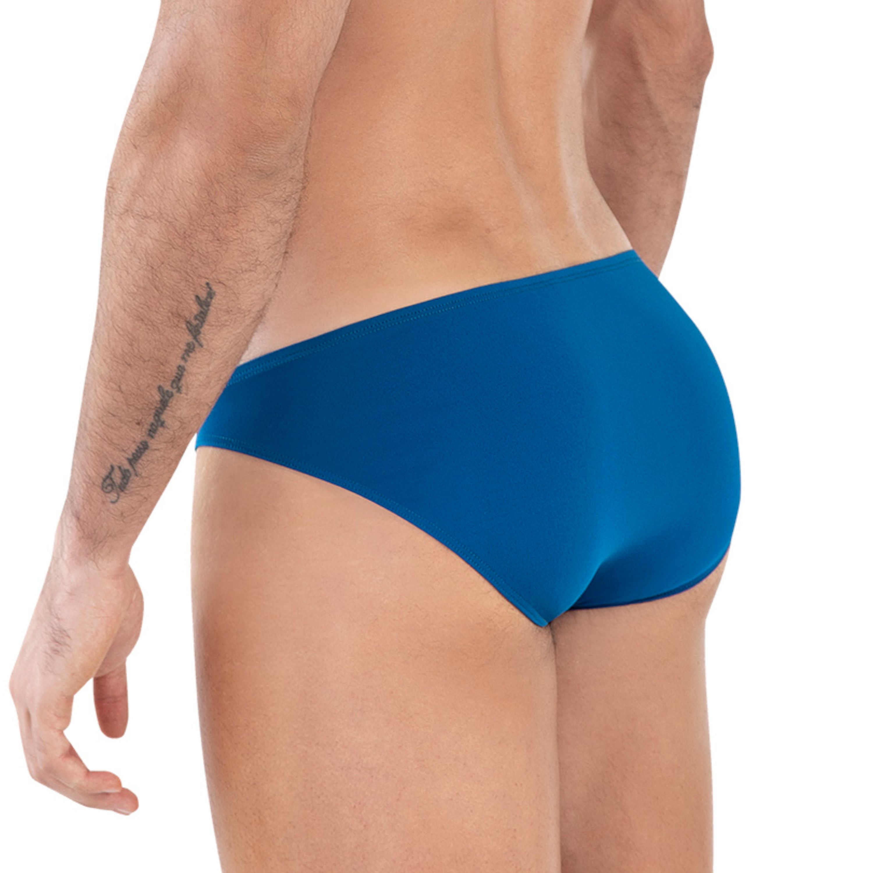 Мужские трусы слипы синие Clever BEATNIK BRIEF BIKINI 160808 фото 3
