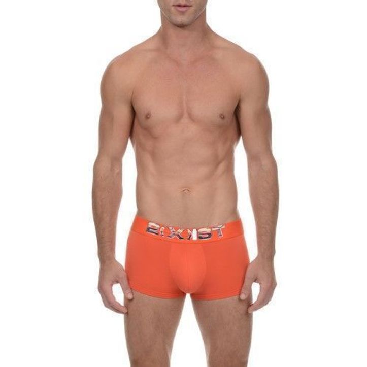 Мужские трусы боксеры оранжевые 2(x)ist Men's Electric No-Show Boxers Limited Edition Orange 
