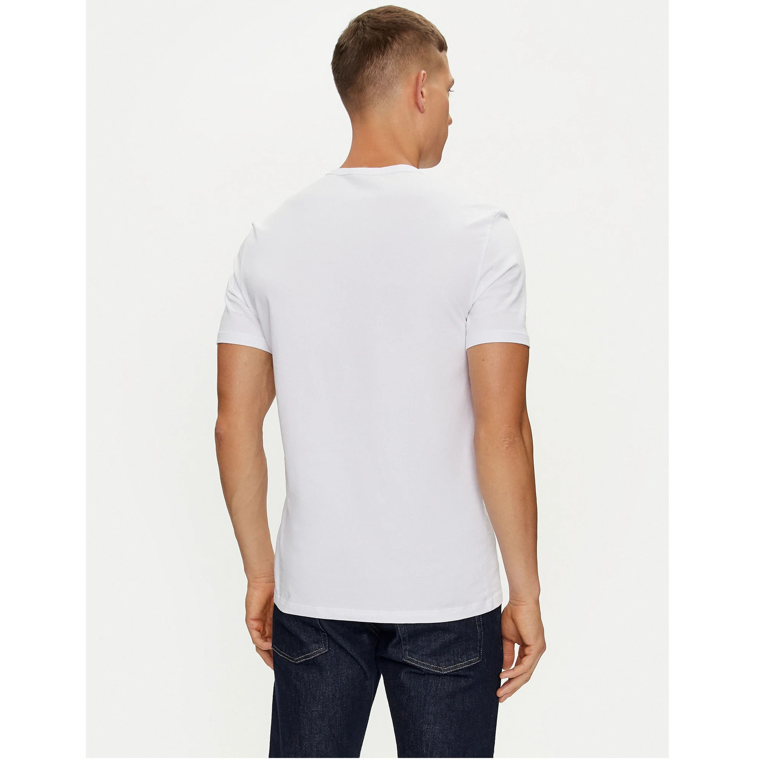 Набор мужских футболок 2в1 (синий, белый) Emporio Armani 111267_4F717 33034 фото 7