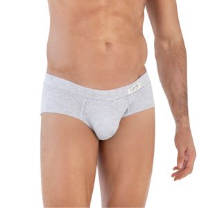 Фото Мужские трусы брифы серые Clever Moda SPIRIT PIPING BRIEF 160512