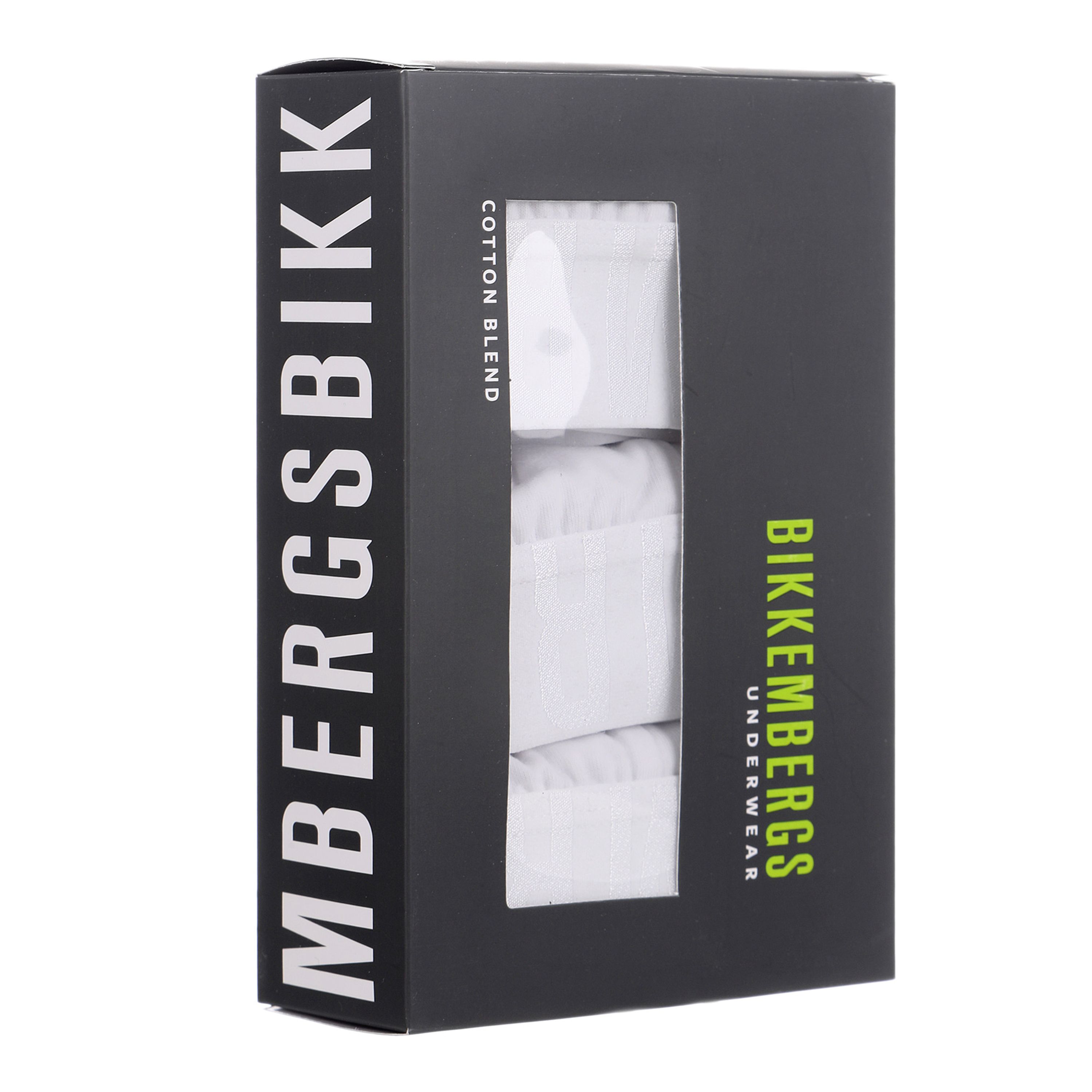 Мужские трусы хипсы (белый) набор 3 в 1 Bikkembergs BKK1UTR14TR фото 5