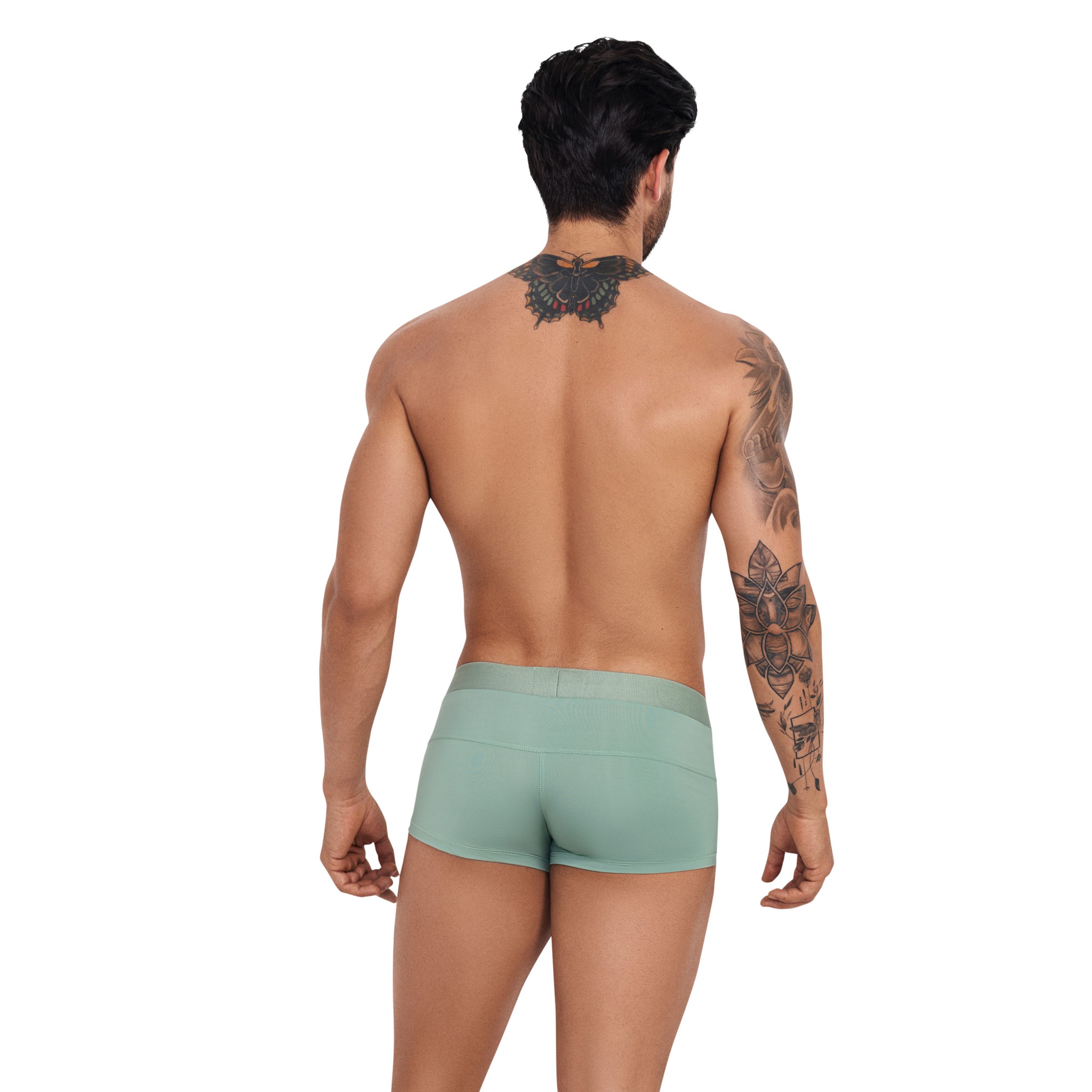 Мужские трусы хипсы зеленые Clever CURSE BOXER 126110 фото 3