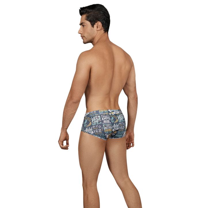 Мужские трусы брифы темно-синие с принтом Clever INSIDE PIPING BRIEF 015808 фото 2