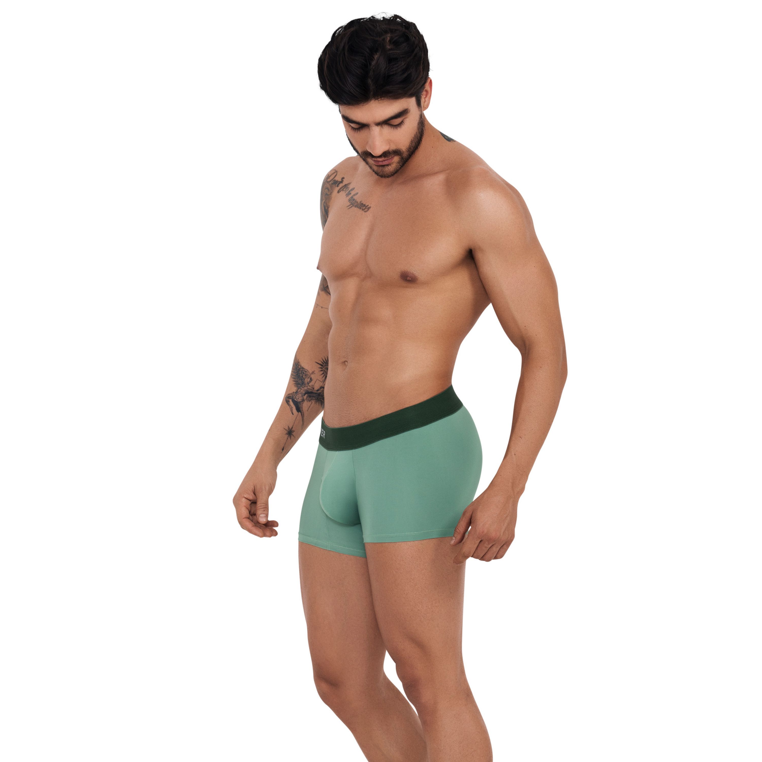 Мужские трусы боксеры зеленые Clever GRACE BOXER 123310 фото 2