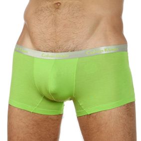 Фото Мужские трусы хипсы салатовые Calvin Klein Steel Mini modal