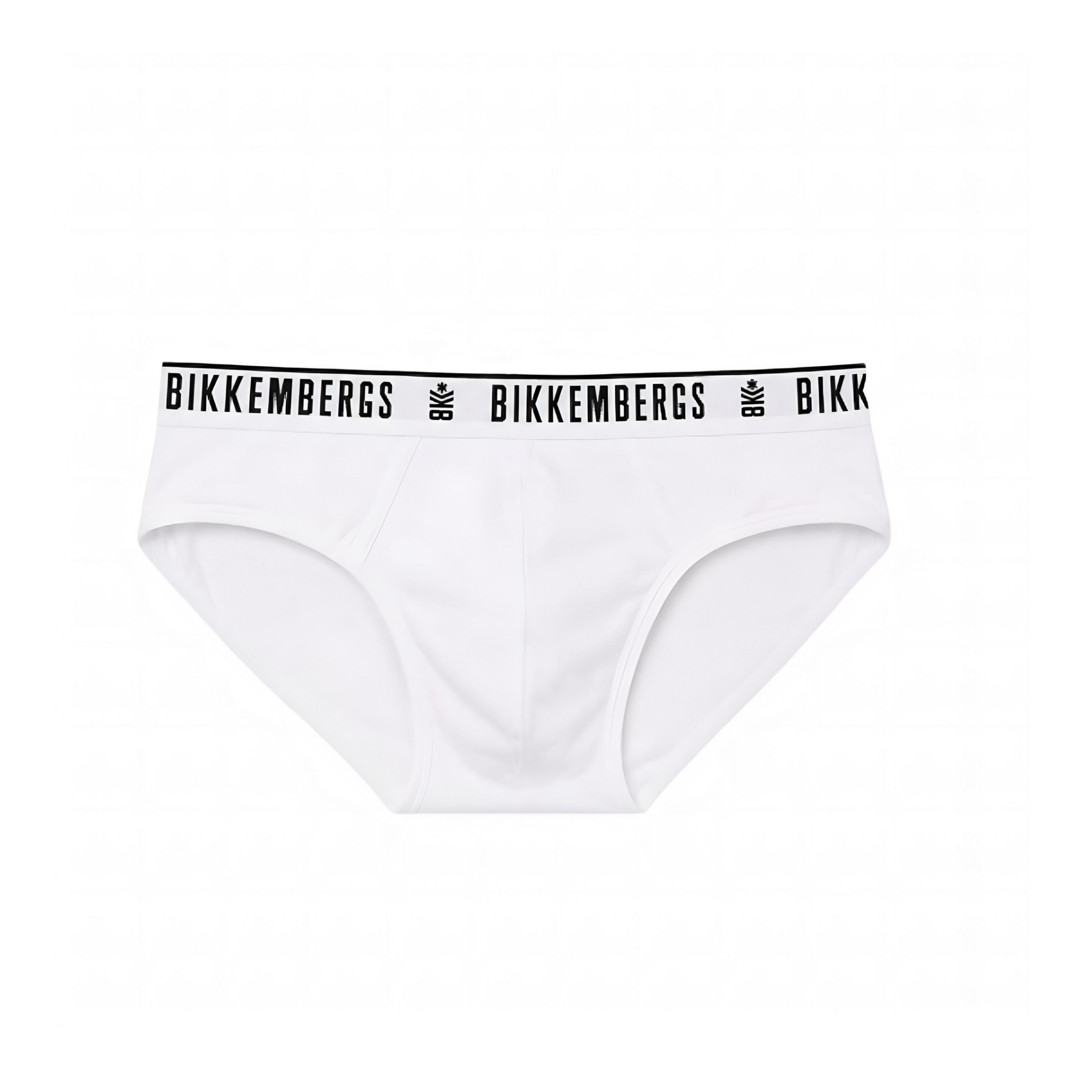 Набор мужских трусов брифов 2в1 (черные, белые) Bikkembergs BKK42USP19BI фото 2