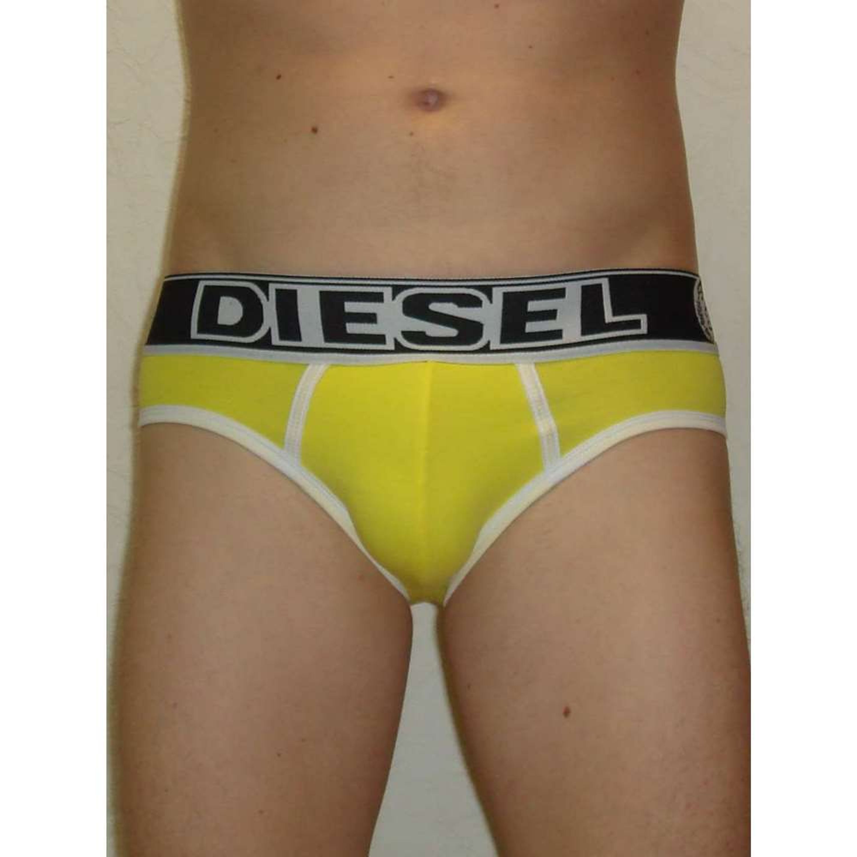 Мужские трусы брифы желтые Diesel Indian Yellow Brief DIS0087 фото 1