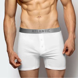 Фото Мужские трусы боксеры белые ATLANTIC Pima Cotton BMB-005