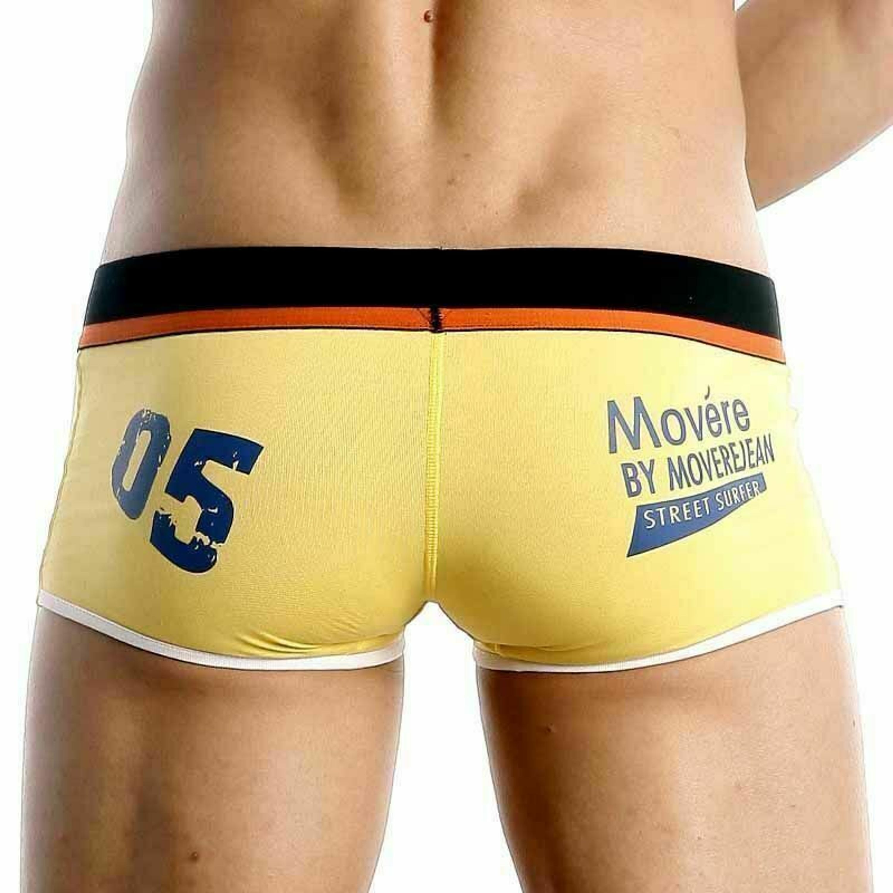 Мужские трусы хипсы Movere Surfer 05 Yellow Hipster фото 4