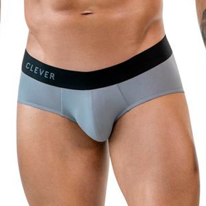 Фото Мужские трусы брифы серые Clever Moda ONEAL BRIEF 186212