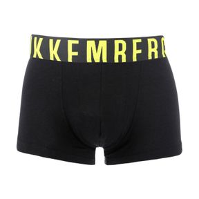Фото Мужские трусы хипсы черные с желтыми буквами Bikkembergs MIX COLOR FLUO BKK1UTR16SI
