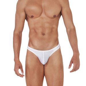 Фото Мужские трусы тонги белые Clever Moda SAINTED THONG 145001