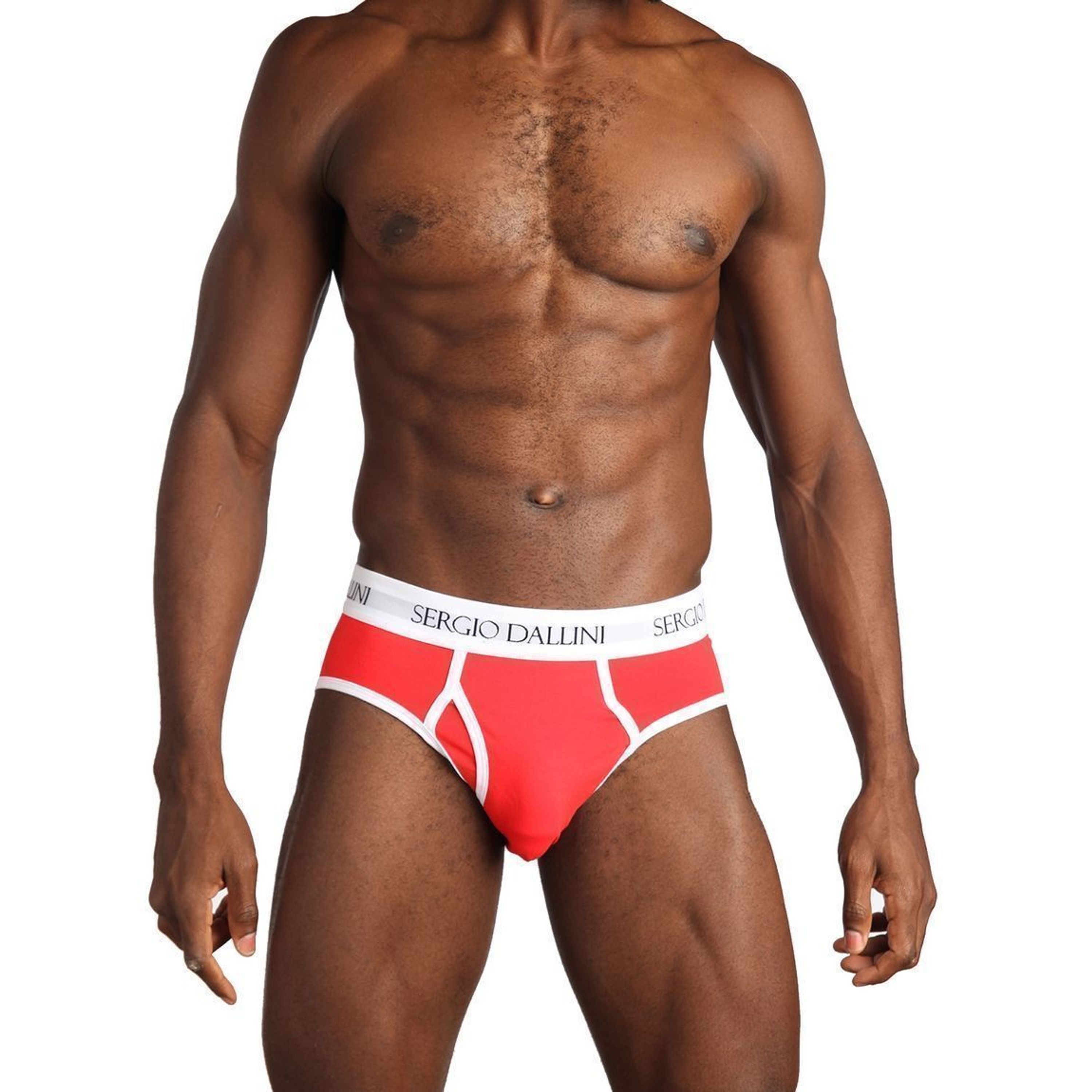 Мужские трусы брифы красные Sergio Dallini SG2940-1 фото 1