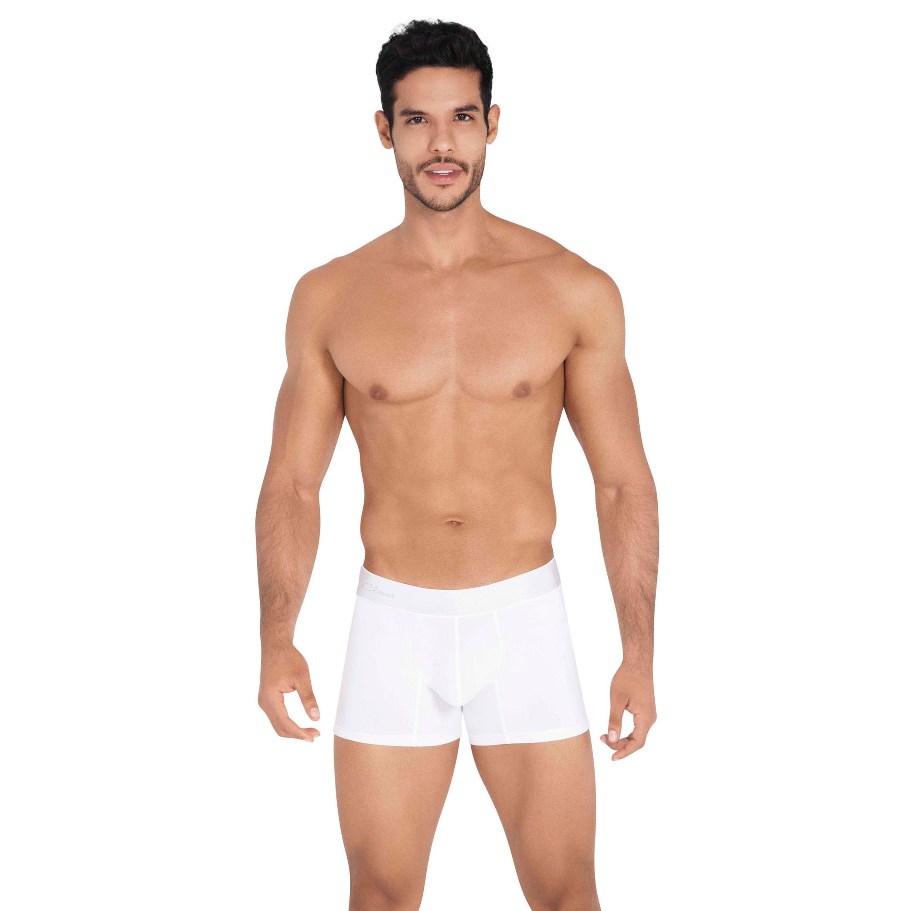 Мужские трусы боксеры белые Clever OBJETIVES BOXER 041301 фото 1