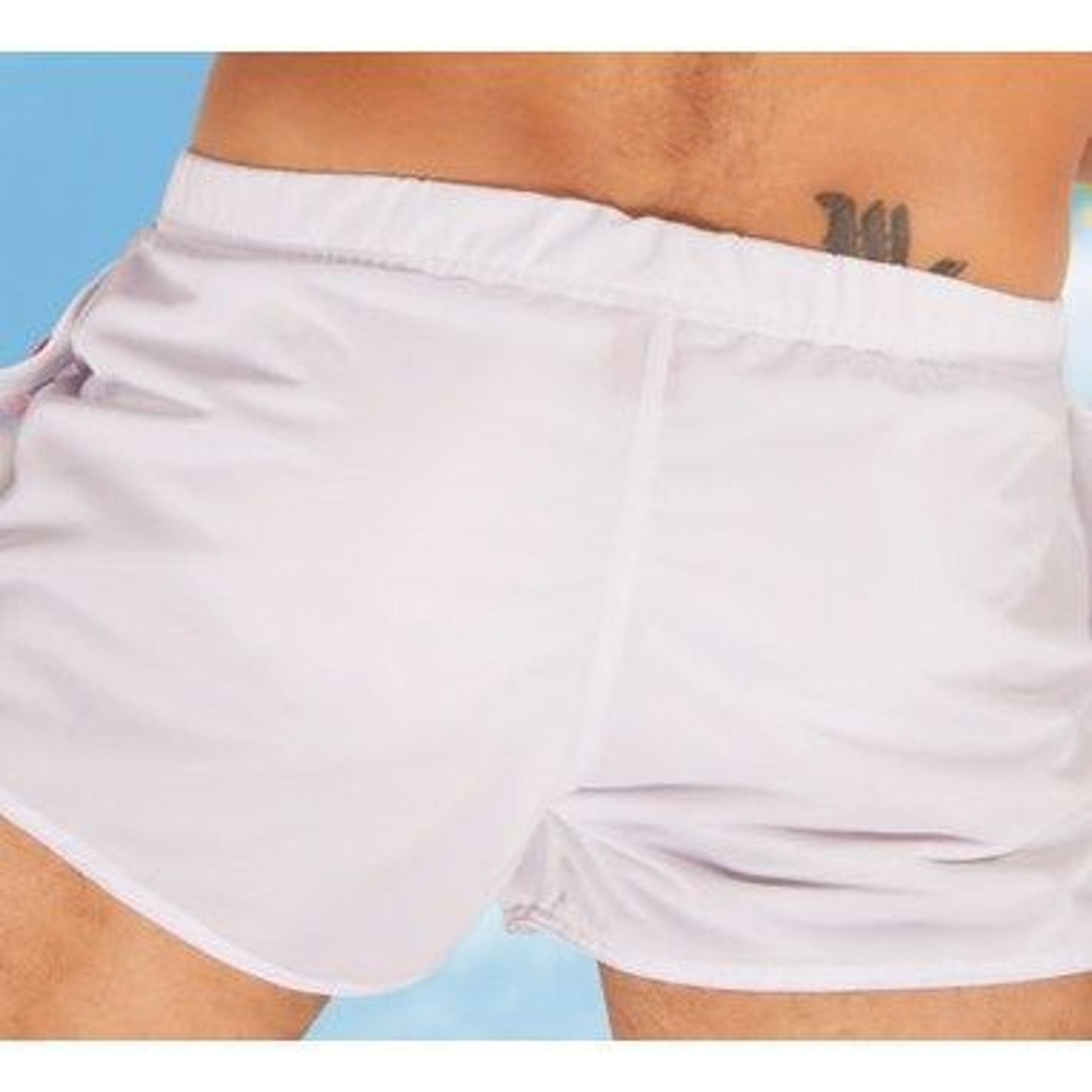 Мужские плавательные шорты Aussiebum Beach Short Yellow Stripe фото 2