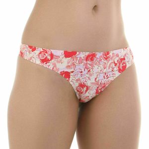 Фото Женские трусы стринги розовые с принтом ROMEO ROSSI RR1506-5