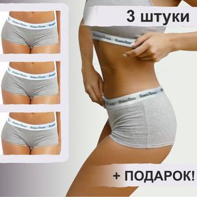 Фото Набор женских трусов-шорт 3в1 + ПОДАРОК ROMEO ROSSI RR5501-033