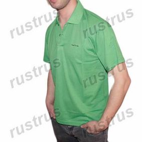 Фото Мужская футболка поло зеленая Paul Smith